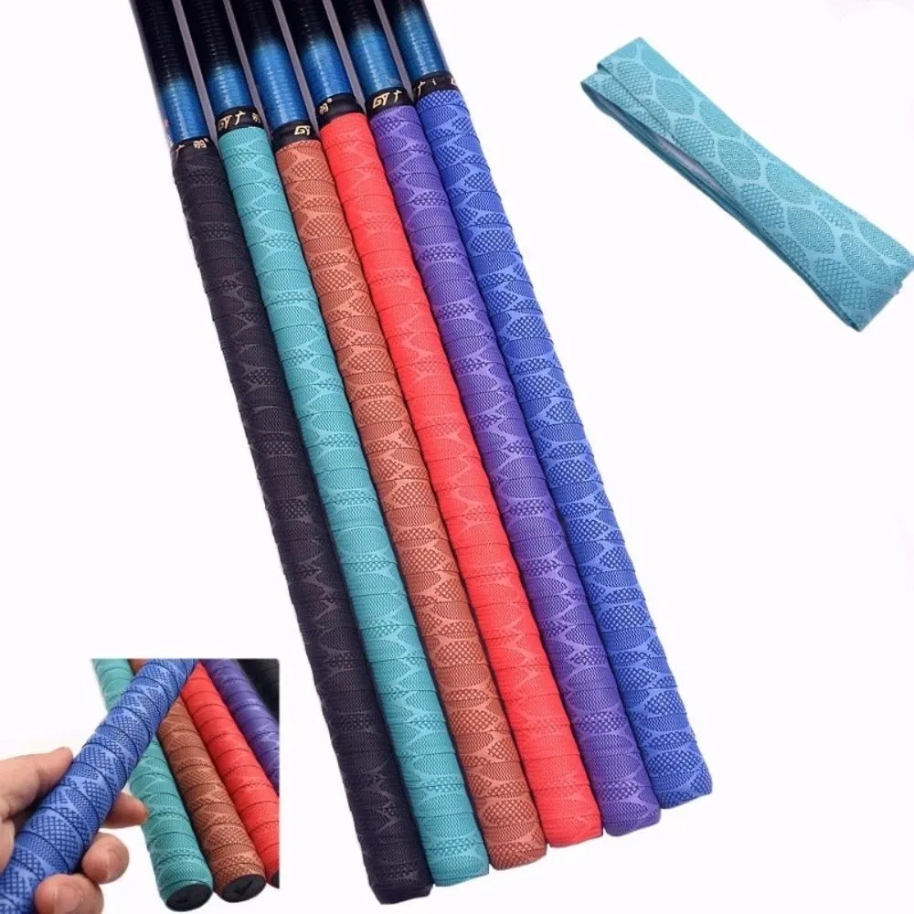 

New 2M Over Grip Tape Anti-slip Thickened Fishing Rod Sweatband PU Sweat Absorbed Racket Grips Sweat Band Racket