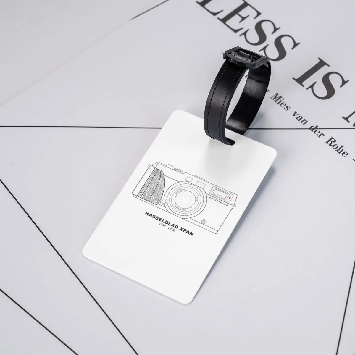 

Винтажные бирки для багажа Hasselblad XPan для путешествий, чемоданов, сумок, с местом для идентификационной информации: имя, адрес