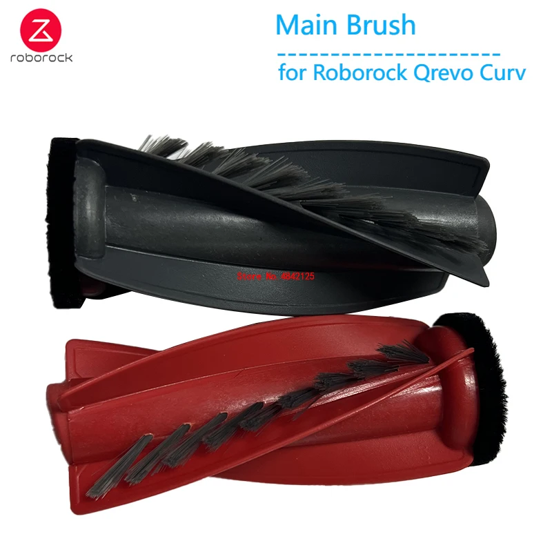 Original Main Brush Pack Replacement for Roborock Qrevo Curv P20 Pro Robot Vacuum Cleaner Parts New Brushs Accessoies