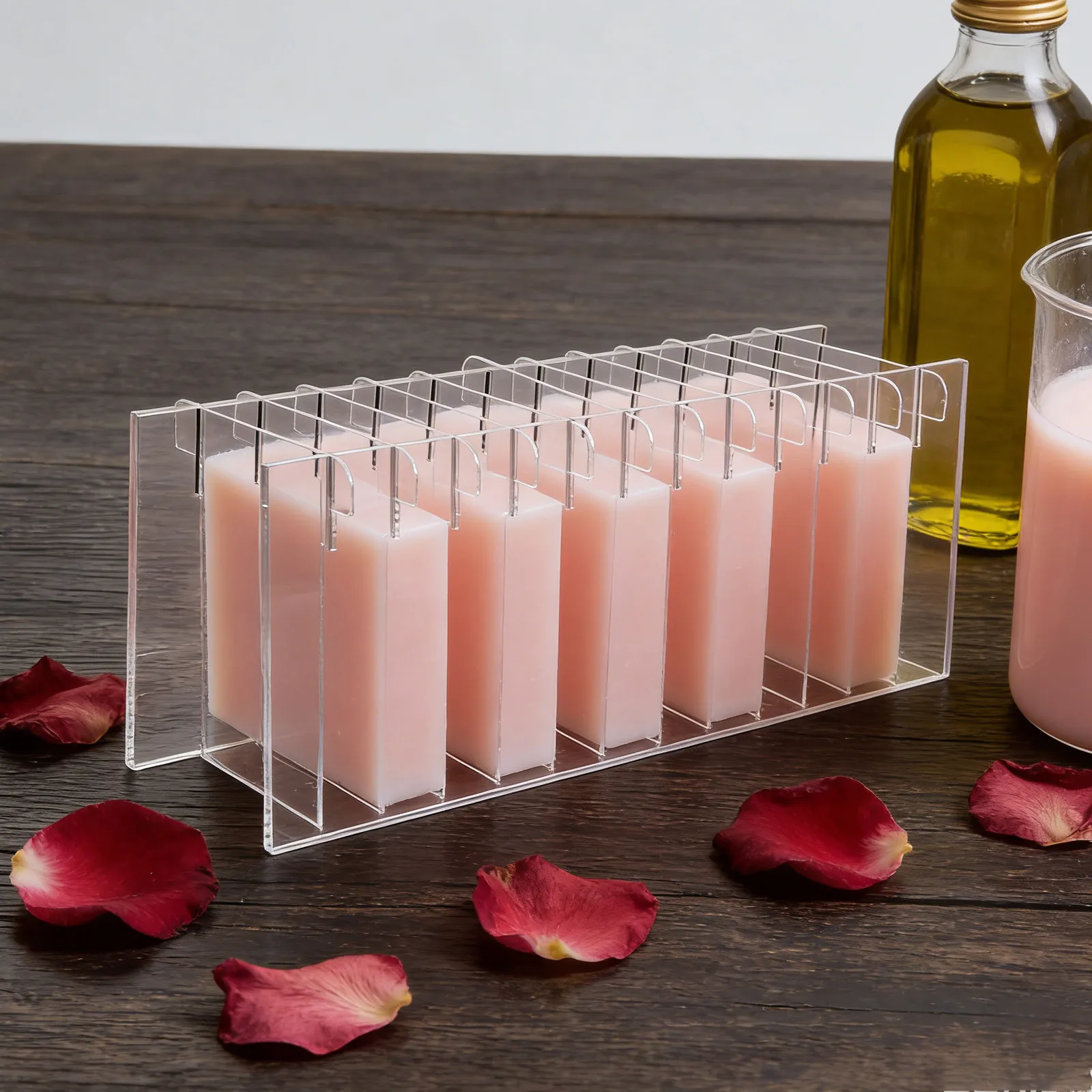Soap Making Cold Process - Transparante Acryl Zeepvorm Verdeler Binnenplaat voor