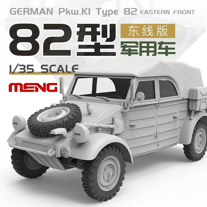 MENG Assembled Model Kit VS-016 German Pkw. K1 Kübelwagen Type 82 (Eastern Front) 1/35