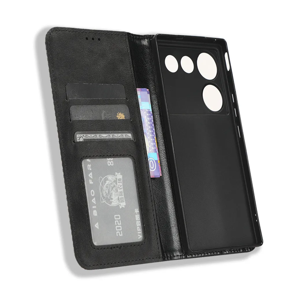 For ZTE Nubia Z50 Ultra Case Luxury Flip PU Leather Wallet Magnetic Adsorption Case For ZTE Nubia Z50Ultra Phone Bags