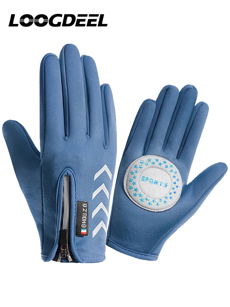 AliExpress loogdeel LOOGDEEL Cold Weather Thermal Cycling Windproof Running Glove for Snow Cycling Bike Riding Kids Winter Warm Sports Gloves