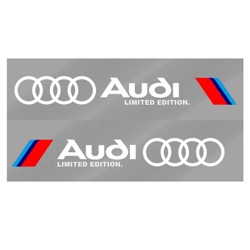 Car Body Decoration Stickers Door Personalized Sporty Car Stickers For Audi sline TT Q2 Q3 Q5 Q7 Q8 A3 A4 A5 A6 A7 R8 B5 B6 B7