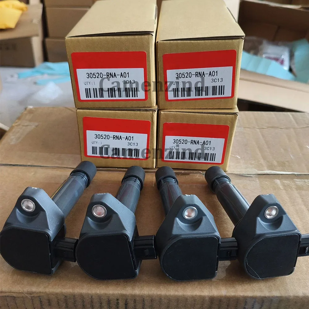 

4 шт. новая катушка зажигания 30520-RNA-A01 30520RNAA01 UF582 для 2006-2011 HONDA CIVIC FA1 1.8L Accord 2.0L CITY CRV 2.0L 2007-2014