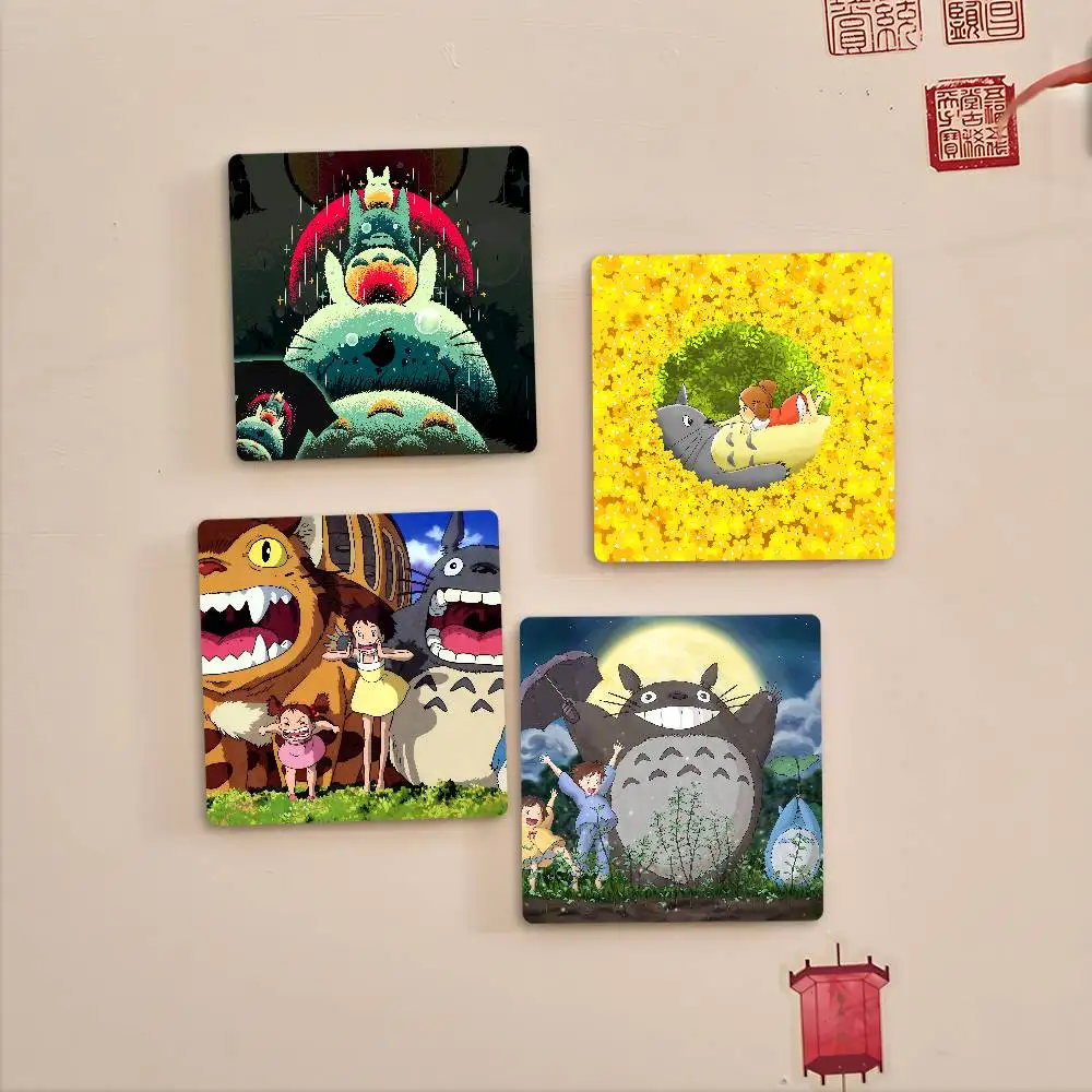 أنيمي M-My Neighbor Totoro صورة شخصية مغناطيس الثلاجة جولة المغناطيسي الثلاجة الديكور الهدايا التذكارية المفضلة