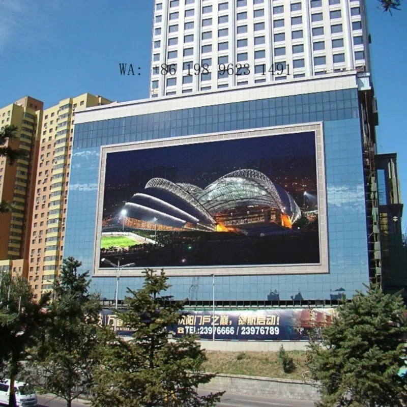 

IP65 Waterproof P6 Outdoor LED Billboard High Brightness Convenient Control Fixed Large Stand Digital Video Advertising Wall