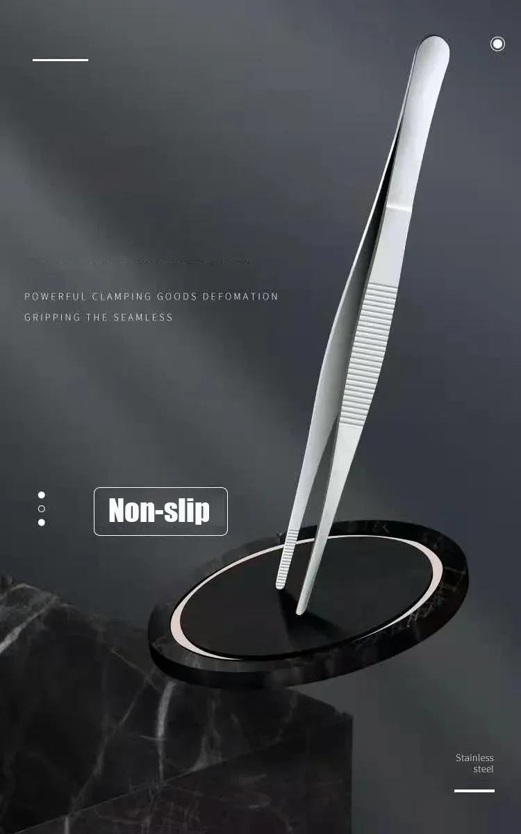 48cm Edelstahl-Pinzette für Aquarienpflanzen, Gebogene Zange für Wasserpflanzen, Vogel- und Reptilienfütterungszange – Detail 12
