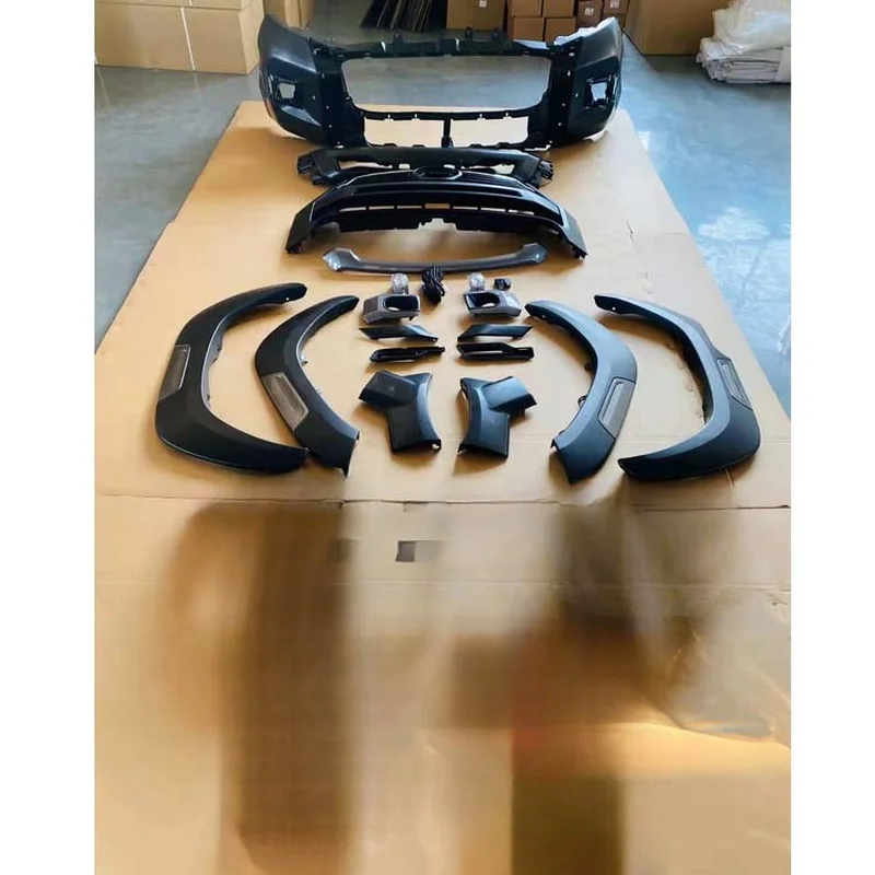 High Quality Hilux Revo 2020‑2021 Rocco Style Body Kit Front Bumper Head Lamp Pickup Truck Tuning Replacement Parts
