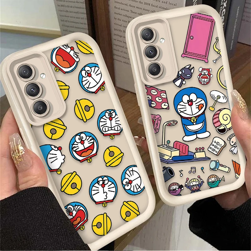 Cartoon D-Doraemon Soft Silicone Case for Samsung Galaxy A35 A55 A15 A25 A16 A06 A05 A05S A24 A13 A23 A12 A22 A32 A52 A71 A51 4G