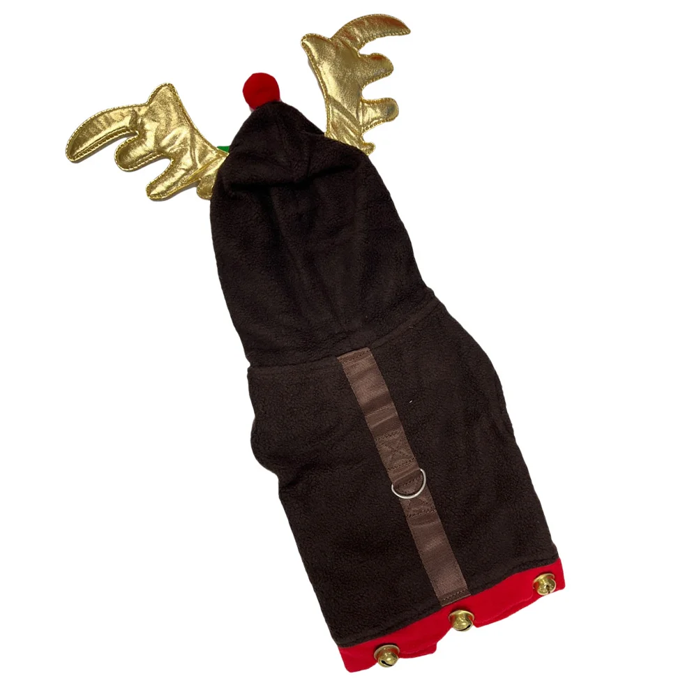 

Christmas Pet Clothes Comfortable Cute Dog Costume Xmas Party Decorative Warm Dog Winter Clothes Comfortable Puppy Clothing