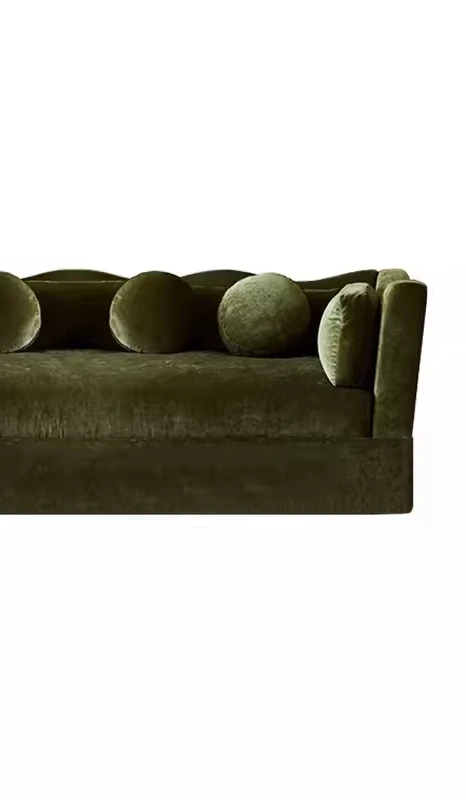 Modern design three-seater modular square wave combination sofa