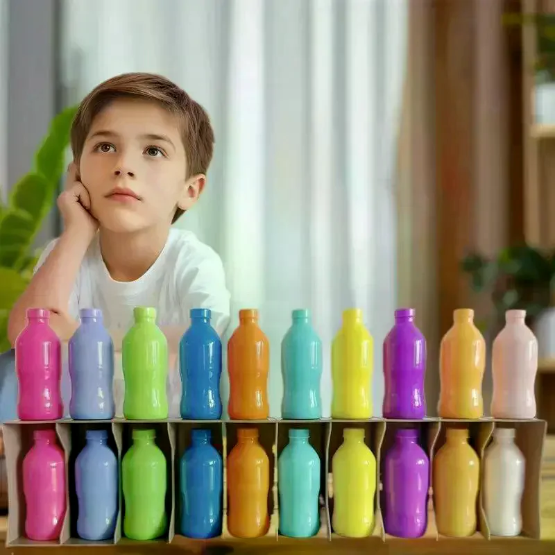 Logical Thinking Toy Set: Kids' Color Classification and Matching Drink to Drink Cups