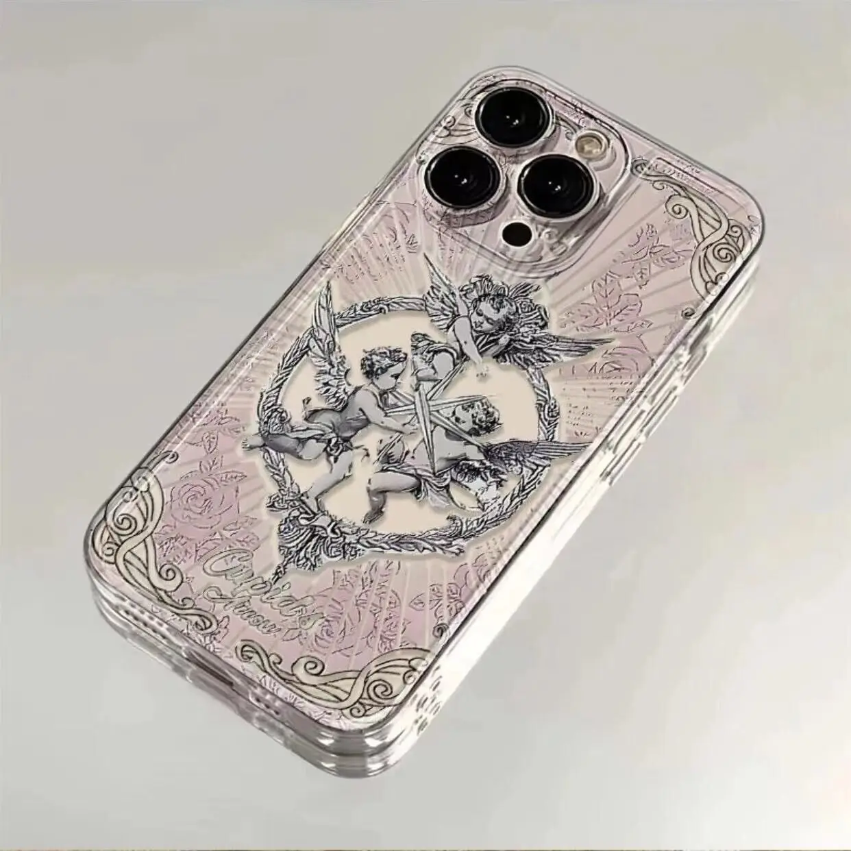 European style flowers phone case for iphone 15 pro max 14 plus 13 12 11 soft tpu cover for iphone xr xs max x 7 p 8 plus se2020