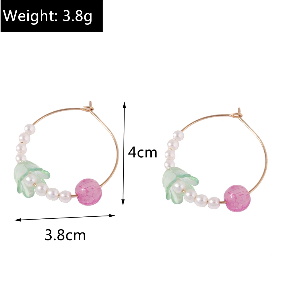Aihua Original Design Chic Rosa Blume Schmetterling Baumeln Ohrringe für Frauen Trendy Stud Ohrring Hochzeit Schmuck Geschenke – Detail 11