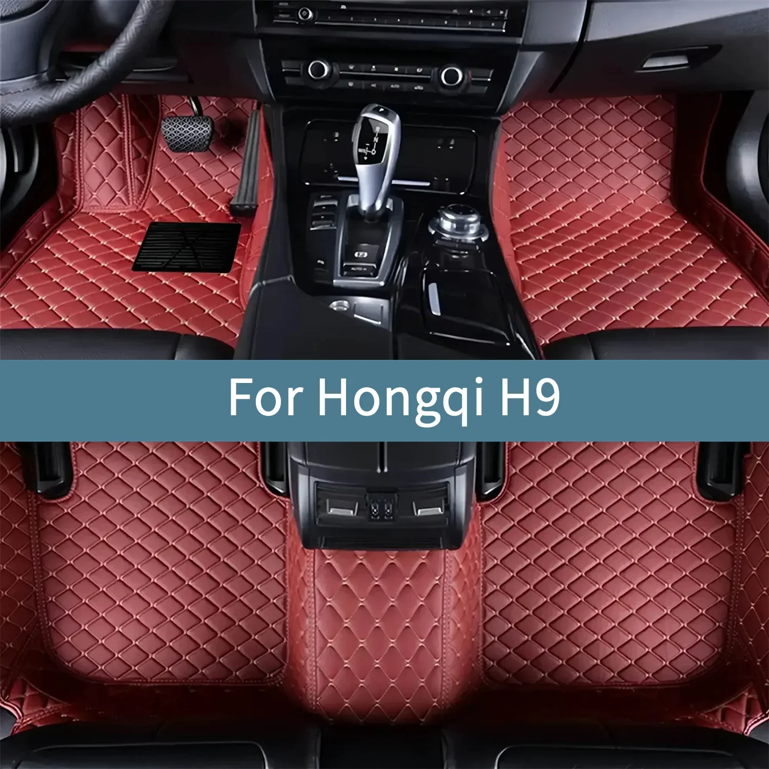 Car Floor Mats For Hongqi H9 2020 2021 2022 2023 2024 2025 2026 2027 2028 Floor Mats For Cars All Weather Waterproof