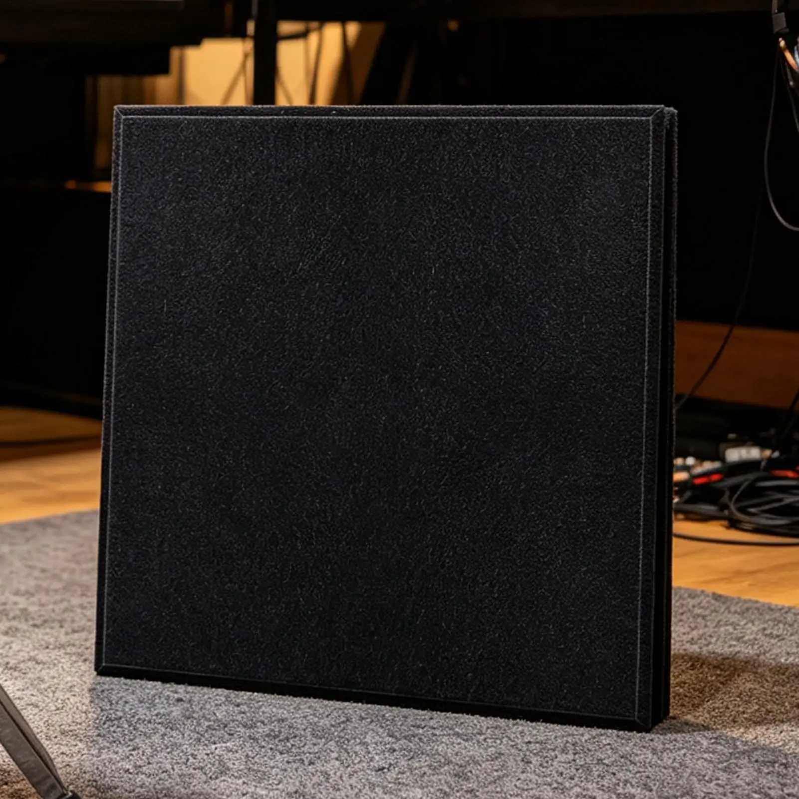 Noise Cancelling Wall Panels High Density Felt Noise Cancelling Sound Absorbing Wall Decor Tiles For Home Bedroom Living Room