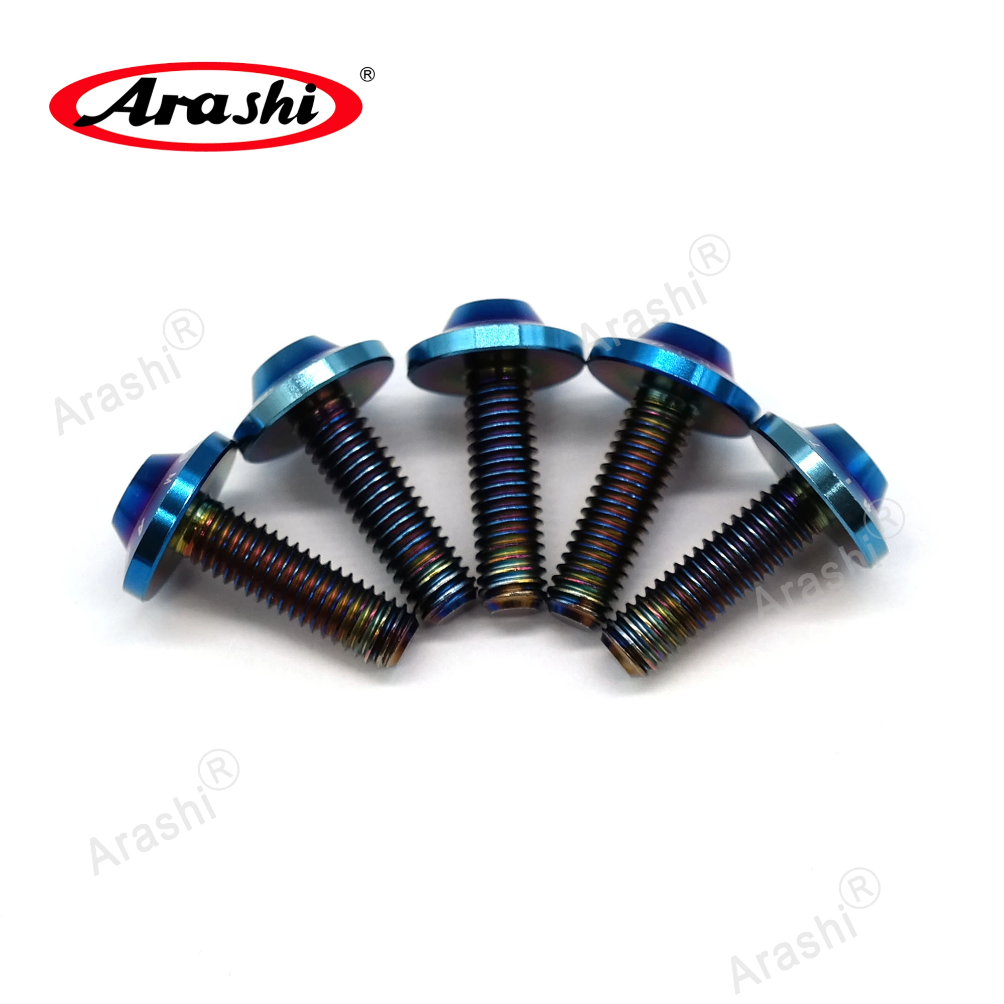 

Arashi M6 / M8 Titanium Mounting Bolts Motorcycle Brake Disc Rotors Footrest Foot Pegs Screw Bolt For HONDA YAMAHA SUZUKI BMW