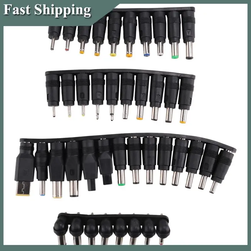 

-MEOF Universal 5V-24V AC Power Adapter Adjustable Car Home Charger USB5V Power Supply 100W 5A Laptop With 34Pcs DC Connector
