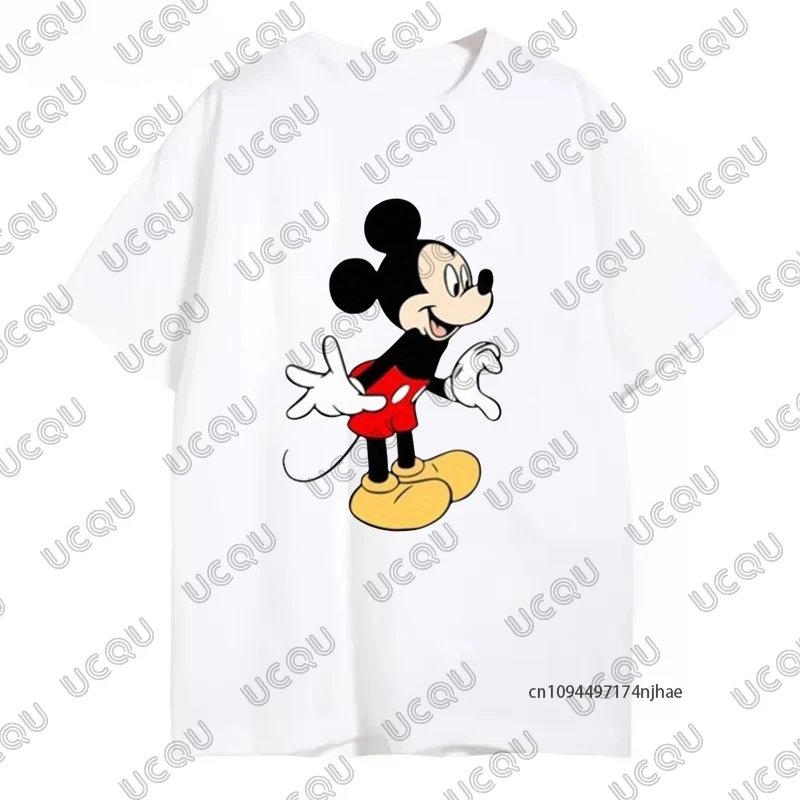 الخريف الرجال رياضية ديزني ميكي وميني تي شيرت مطبوع + منقوشة منامة السراويل مجموعات رداء غير رسمية موضة الأزواج 2 قطعة وتتسابق