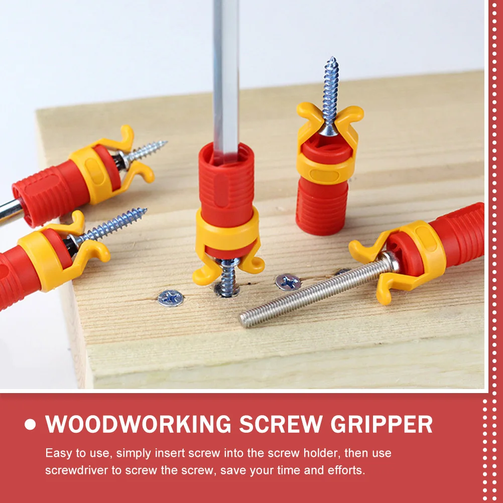 

5pcs Holder Clamp Fixing for Woodworking Efficient Durable Multi Shape Compatible Screw Fixing Gripper Woodworking Tool Screw