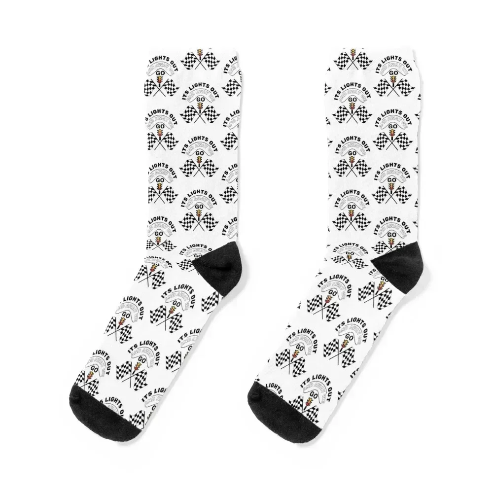 

its lights out and away we go Socks sheer gifts aesthetic Socks Men's Women's