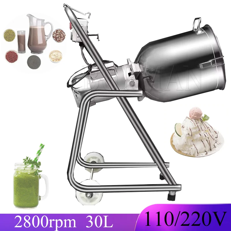 Commercial  Ice Crusher 30L Big Capacity Multifunction Machine Food  Fruit Vegetable Wall Breaking