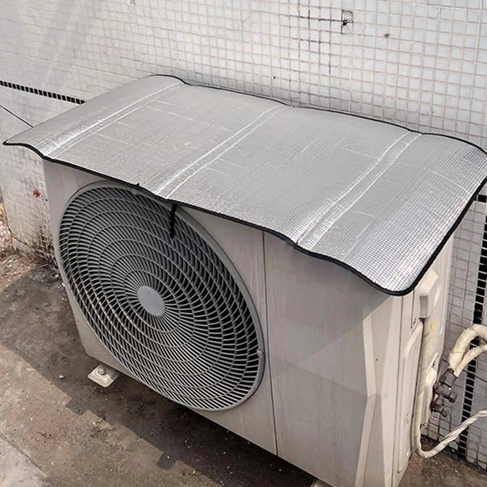 AC Covers for Outside Outside Magnetic Split Air Conditioner Protection Waterproof UV Protection Sun Shade Heat-Insulated Rain
