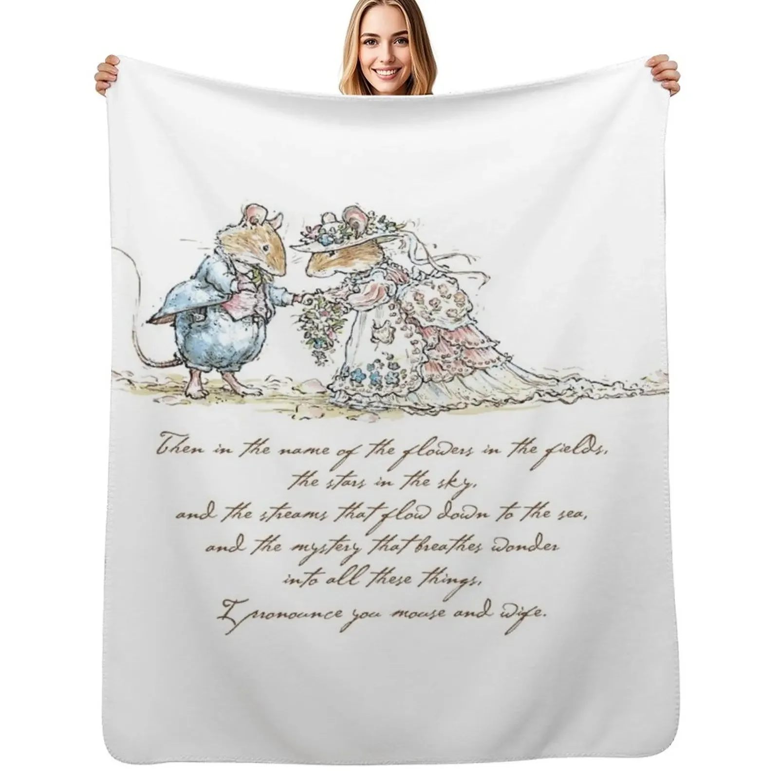 أنا أضطرت لك الماوس والزوجة رمي بطانية سرير مزخرفة للأطفال بطانية فاخرة #1