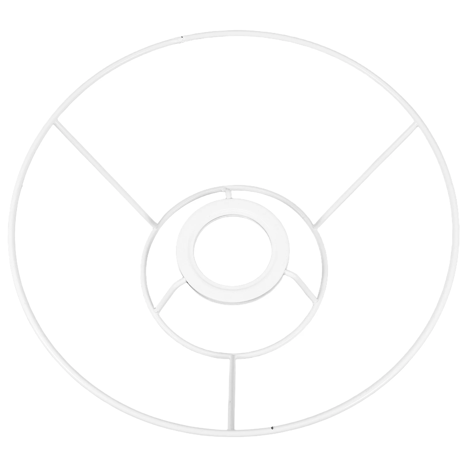 

DIY железный абажур ручной работы для настольного стола, торшеры, проволочный держатель абажура, кольцо, сменные аксессуары для ламп, освещение