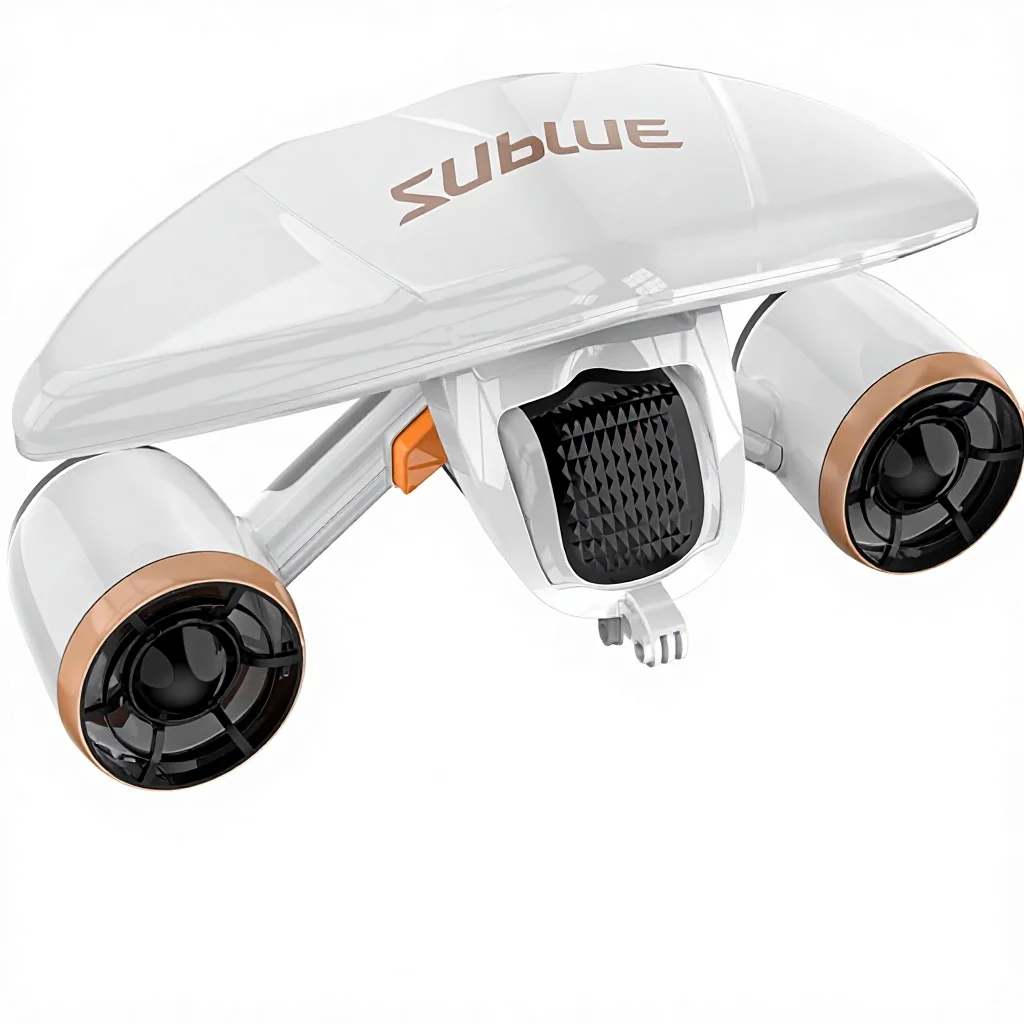

Подводный скутер Sublue Mix Pro с двумя моторами, 2 режима скорости, 60 минут работы, глубина погружения 131 фут, крепление для камеры, сигнализация о низком заряде батареи