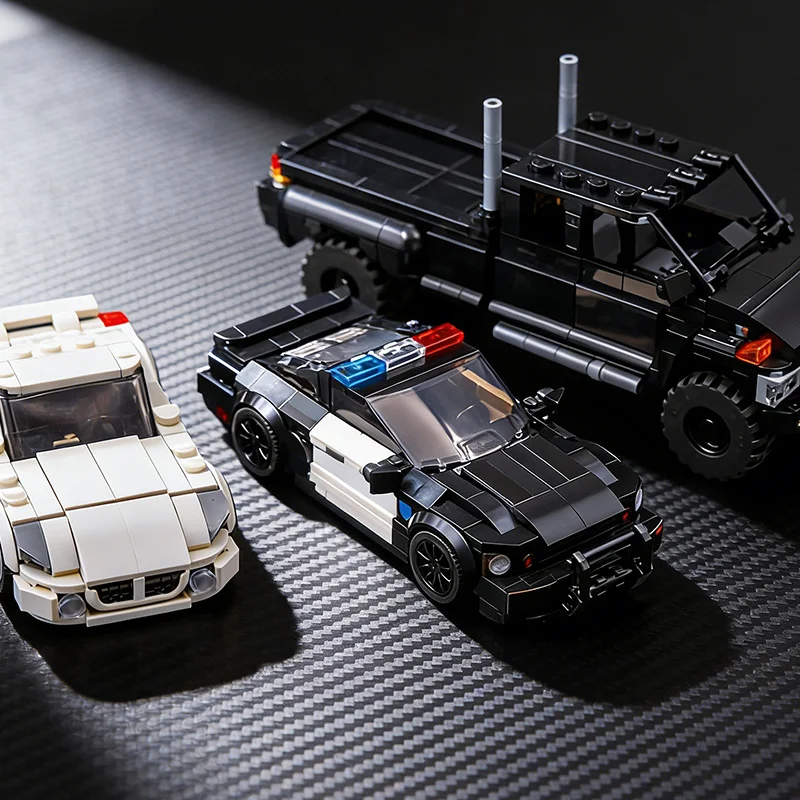 Ensemble de 1206 pièces de construction modulaire MOC, modèle de supercar rapide inspiré du film 2007, jouet éducatif populaire à assembler soi-même, cadeau