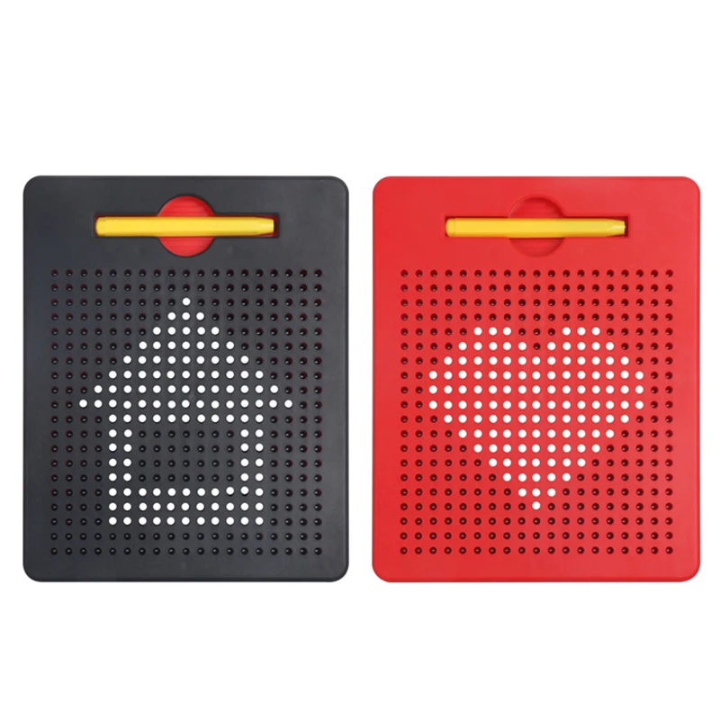 Kids Magnetic Steel Ball Drawing Board Toys Parish Alphanumeric Learning Writing Board Diy Drawing Sensory Training Travel Game