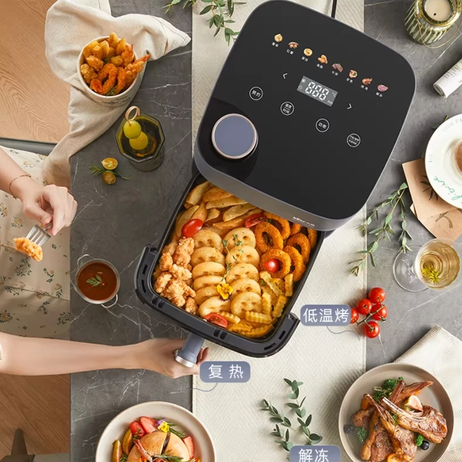 Small Home Visual Air Fryer Oven, Multifunctional All-in-One Electric Cooker & Food Processor