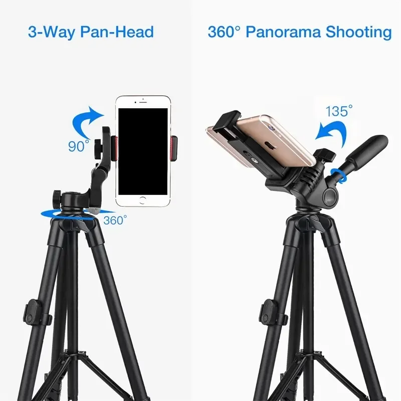 Camera Tripod Stand Professional Video for Phone Xiaomi HUAWEI iPhone Gopro Selfie Remote Control Extendable Photography