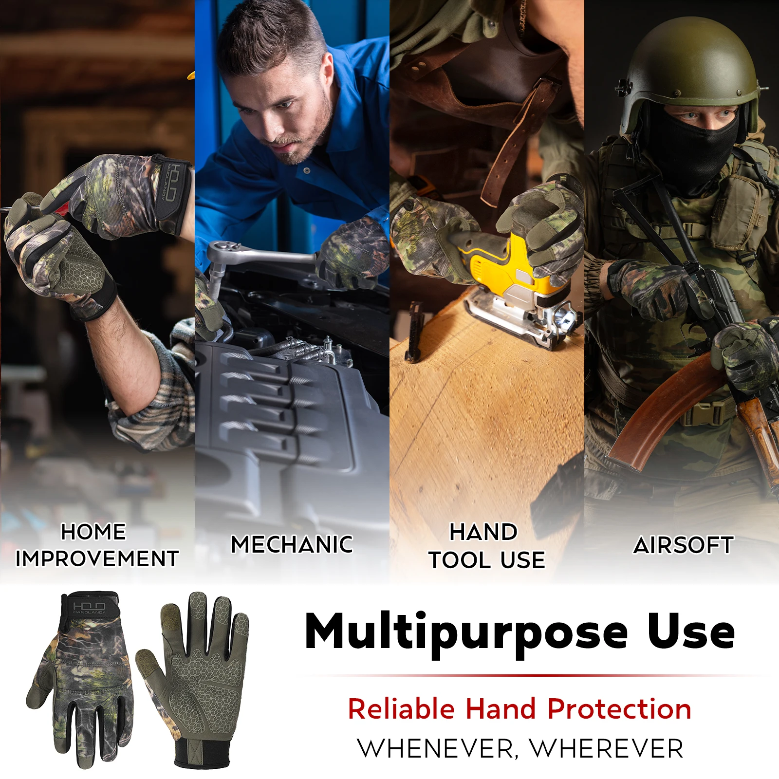Handlandy Stock guantes de tra - Work Glove Impact reseña y precio