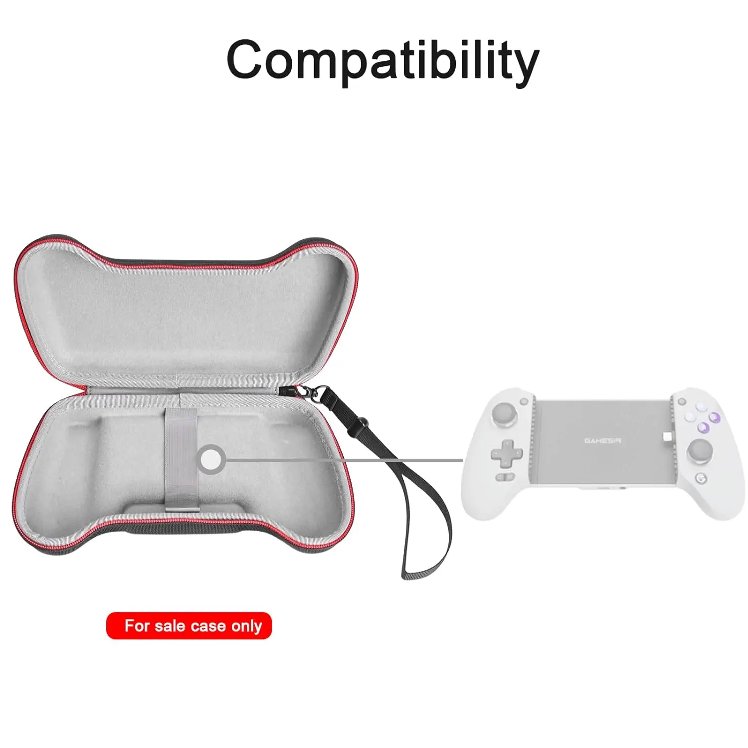 Hard Carrying Case for GameSir G8 Galileo Mobile Controller Storage Bag, Travel Carry Case Pouch for GameSir G8 Game Controller