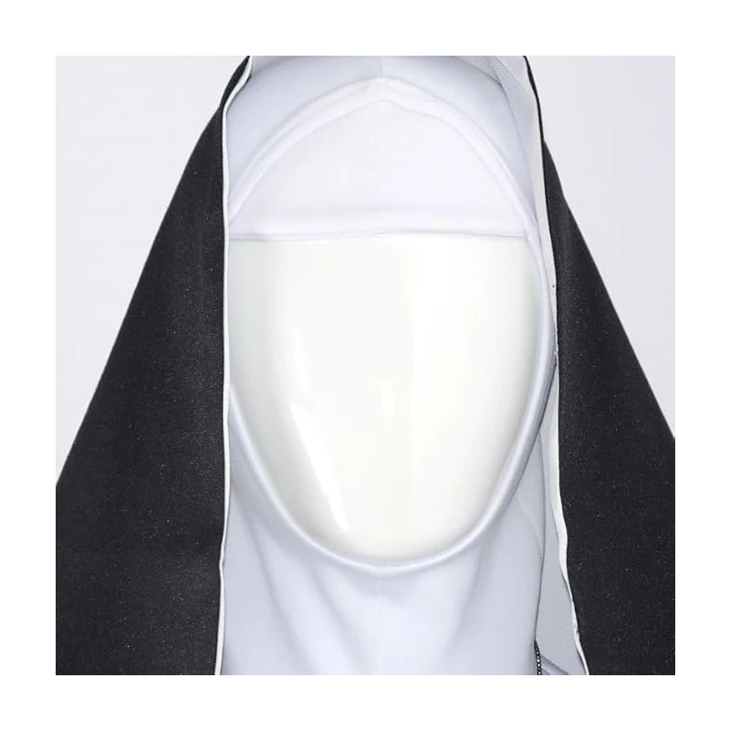 The Nun Cosplay Costume Horror Films Cosplay Cross Ghost Halloween Costume The Conjuring Black Women Halloween Costume