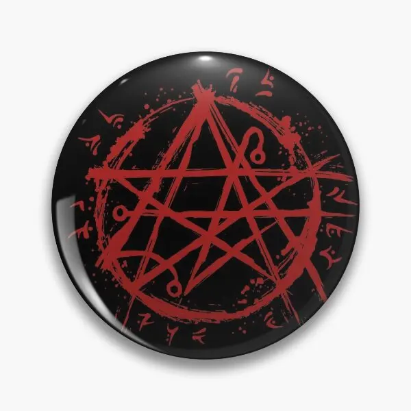 Necronomicon Sigil Lovecraft símbolo suave botón Pin joyería sombrero broche decoración Collar mujeres divertidas ropa creativa lindo regalo