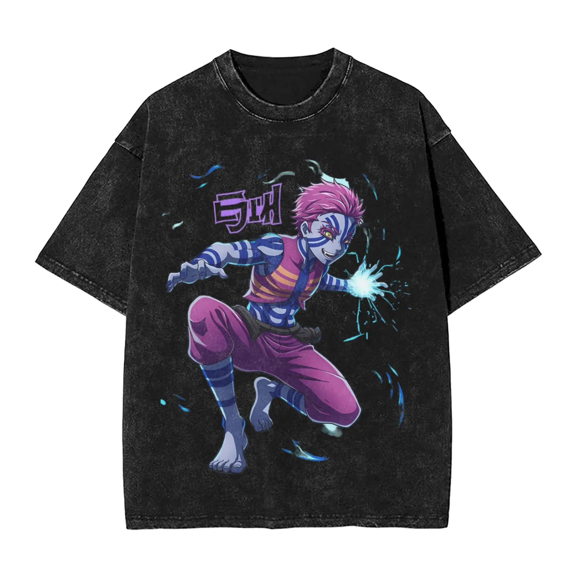 

Akaza Washed T-Shirt Men Awesome Cotton T Shirts Summer O Neck Fashion Tee Shirt Print Oversized Tops