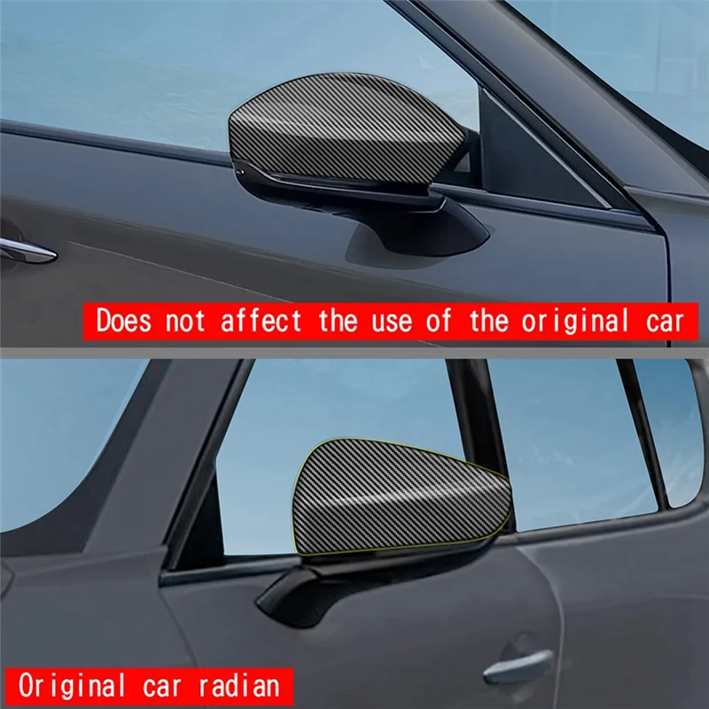 

Powerful Car Door Mirror Overlay Styling Rear View Mirror Cover For Mazda CX80 CX-80 2024 2025 Car Accessories
