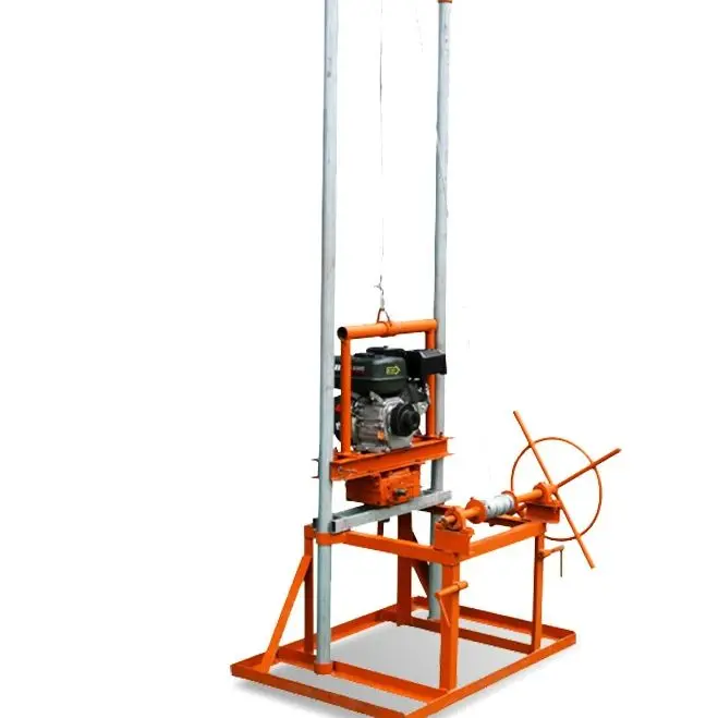 

Индивидуальная портативная буровая установка для водяных скважин, 80 м, бензиновая/дизельная, для микро- и малогабаритного бурения скважин, хит продаж