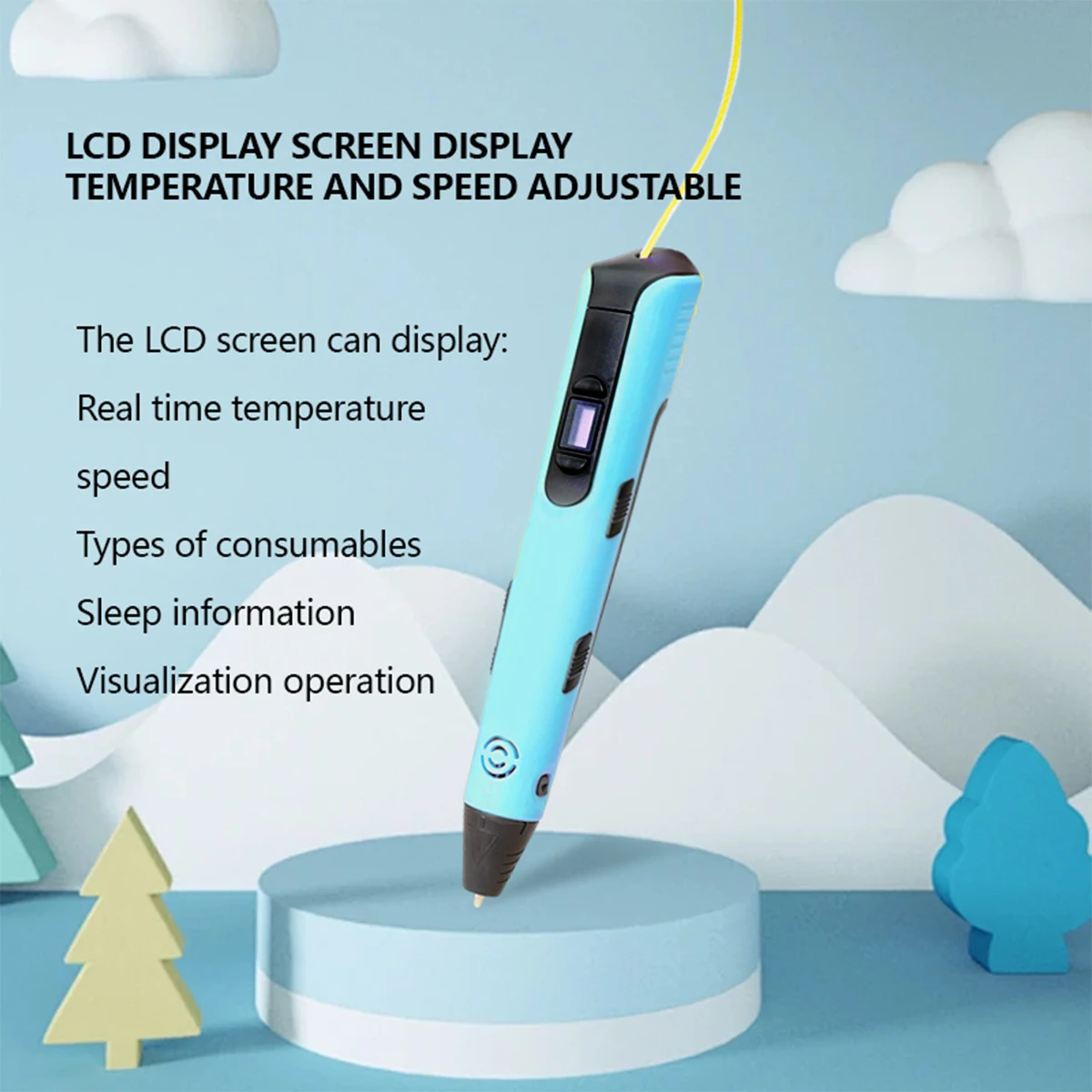 New 3D Printing Pen 9 Meter Pla Environmentally Friendly Filaments Children S Creative Gifts Birthday and New Year Handmade Toys