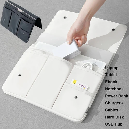 Funda protectora para portátil para 13 14 15 16 pulgadas Xiaomi Lenovo Dell Macbook Air Pro Retina bolsa impermeable para ordenador portátil hombres mujeres