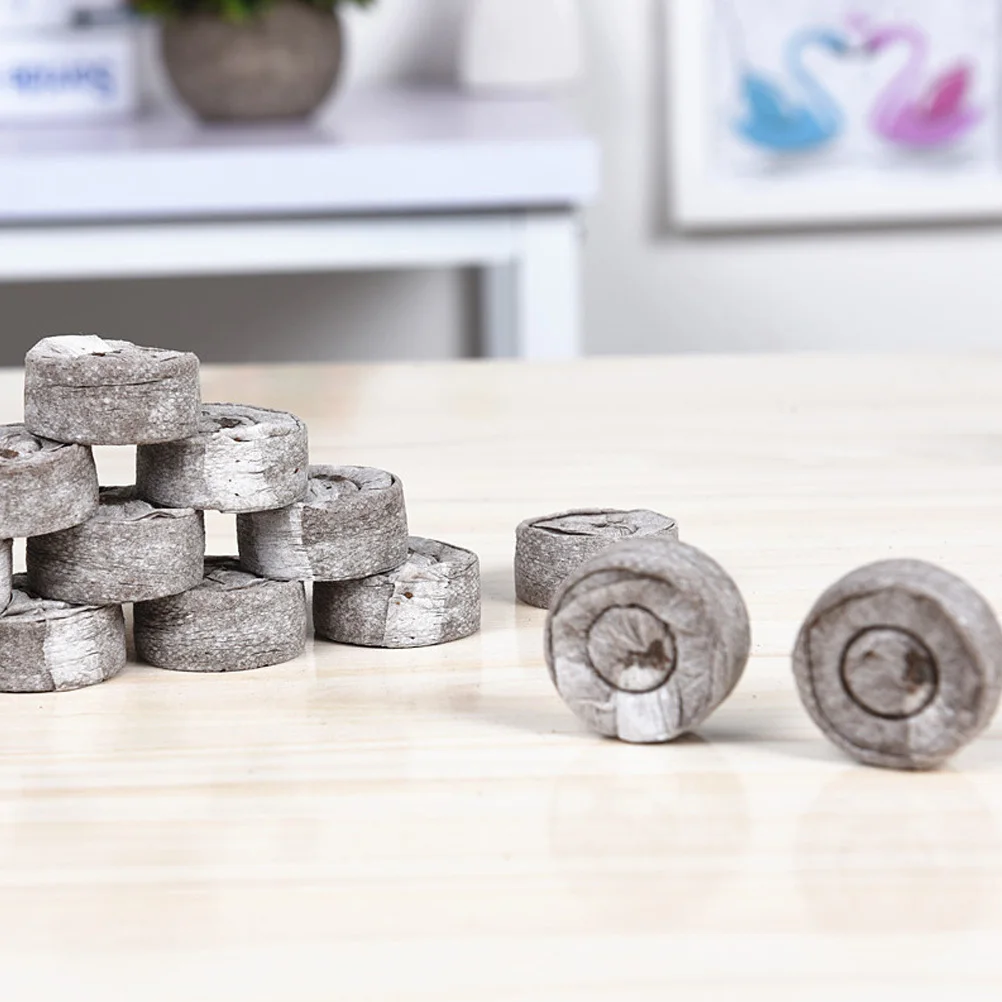 

30Pcs Compressed Peat Pellets Nutrient Soil Block for Vegetables Microgreens Flowers Cactus Transplanting Garden Tool