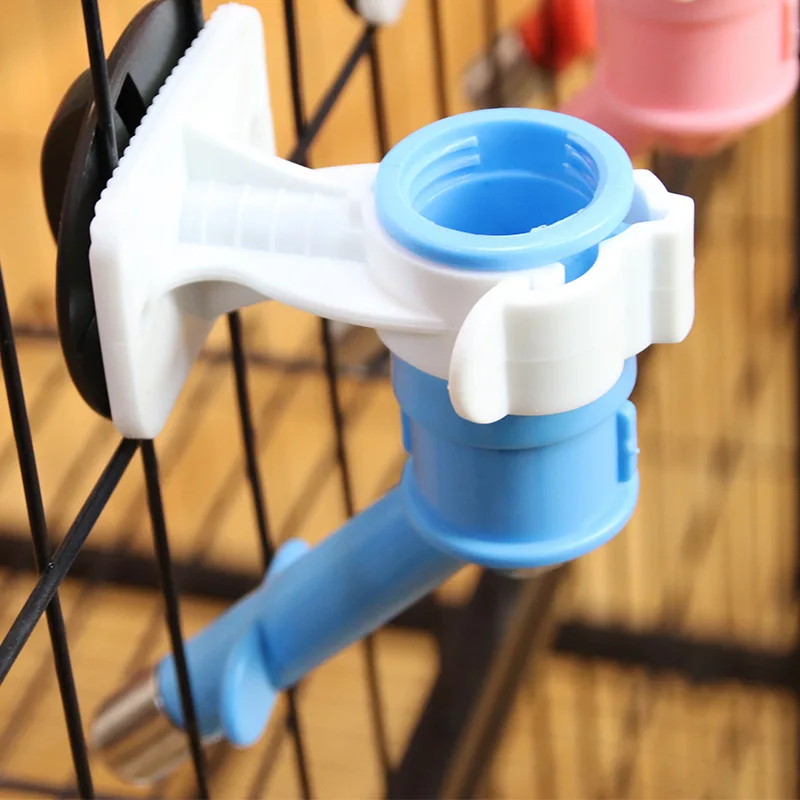

New Pet Dog Cat Water Dispenser Nozzle Hanging Bottle Water Beverage Fountain Head Leak-Proof Feeder Bowl Pet Feeding Device