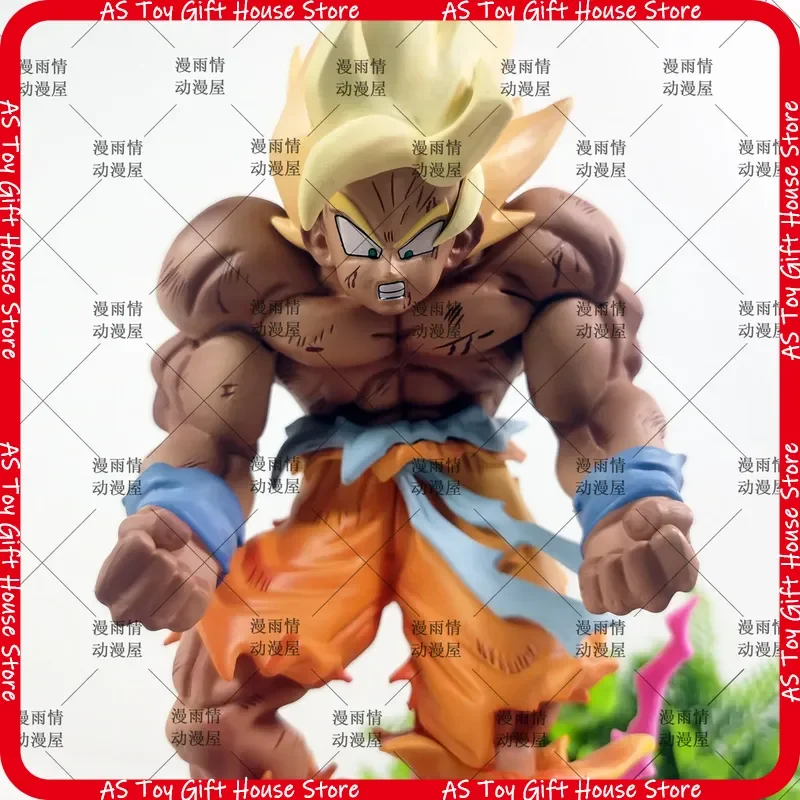 Dragon Ball Super Saiyan Goku PVC-Figur - Sammlerstück Statue Modell für Schreibtischdekoration Anime-Geschenk für Fans