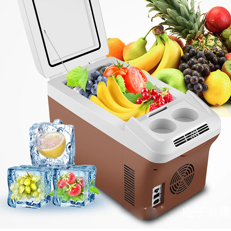 15L Car Refrigerator Household Refrigerated Portable Small Freezer Suitable for Outdoor and Travel Mini Refrigerador 12V/24V