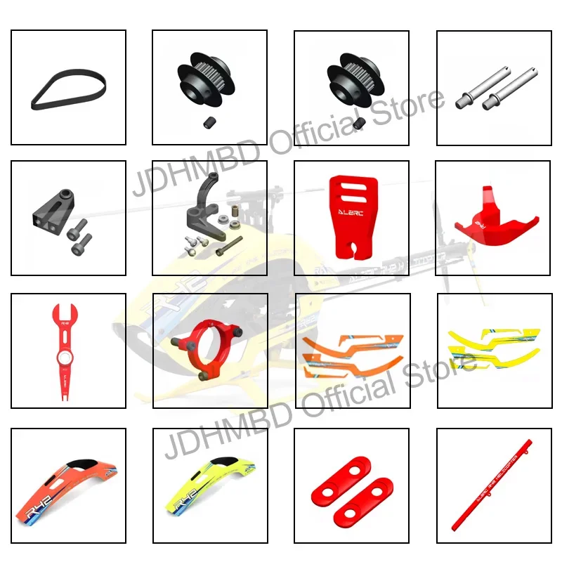ALZRC - R42  Helicopter Spare Parts Tail pulley  Canopy High Performance Motor Belt