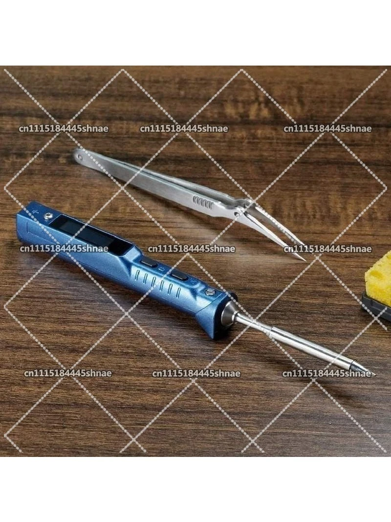 Intelligent Electric Soldering Iron, 90W High Power Mini Portable Type-C Welding Pen, PD DC Powered Soldering Station